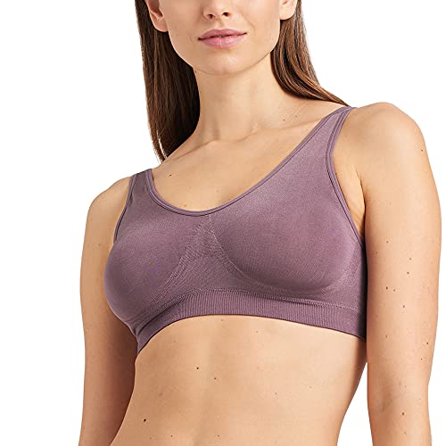 Schiesser Damskie miseczki biustonosz, liliowy, S
