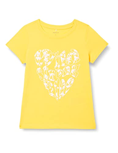 NAME IT Dziewczęca koszulka NKFHARLINE SS TOP T-Shirt, Orchid Bloom, 116, Orchid Bloom, 116 cm