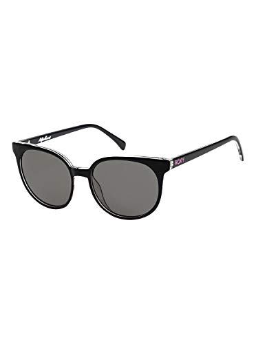 Quiksilver Dziewczęce okulary przeciwsłoneczne Makani, błyszczący czarny/szary, jeden rozmiar, Błyszczący czarny/szary, Rozmiar uniwersalny