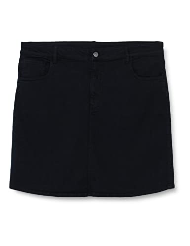 Armani Exchange Damska sukienka Essential, mini długość, tył metalowy, czarne logo 12 spódnic, czarny