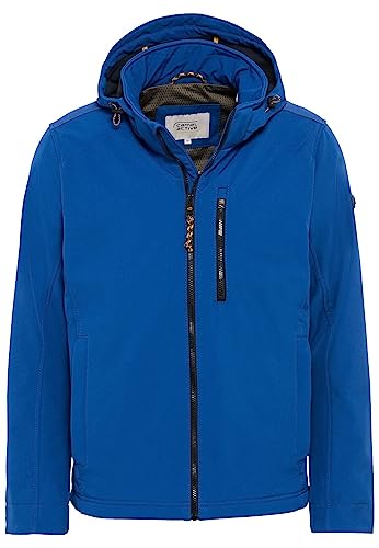 camel active Męska kurtka softshell z odpinanym kapturem, niebieski, 54