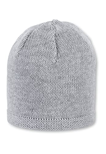 Sterntaler Czapka dla dziewczynek Strickmütze, Szary (Silber Melange 542), Rozmiar Uniwersalny (Producent Rozmiar: 37)