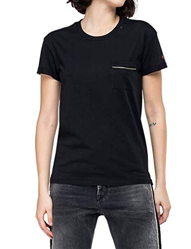 Replay Koszulka damska, Czarny (Blackboard 99), XXS