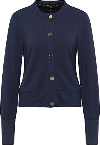 baradello Sweter damski z dżerseju 38622307-BA01, granatowy, XL, ciemnogranatowy, XL
