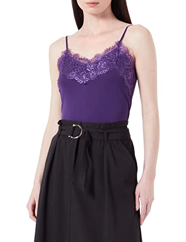 ICHI Damska koszulka na ramiączkach, 193750/Violet Indigo, L