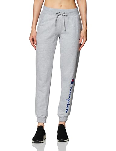 Champion Damskie spodnie Powerblend Jogger, logo Script, Oxford Gray-y07459, duże