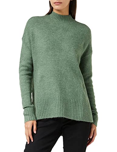 bestseller a/s Damski sweter VMLEFILE Oversize Boxy Blouse GA NOOS Pullover, Laurel Wreath/Detail:W. Melange, S