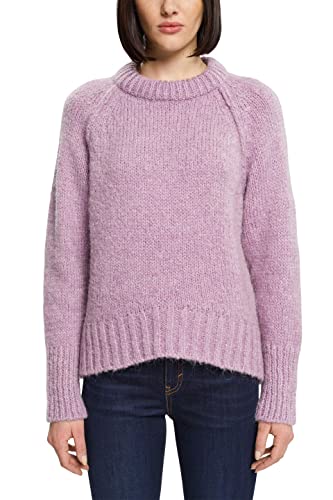ESPRIT Damski sweter 102EE1I313, 561/LILAC 2, L