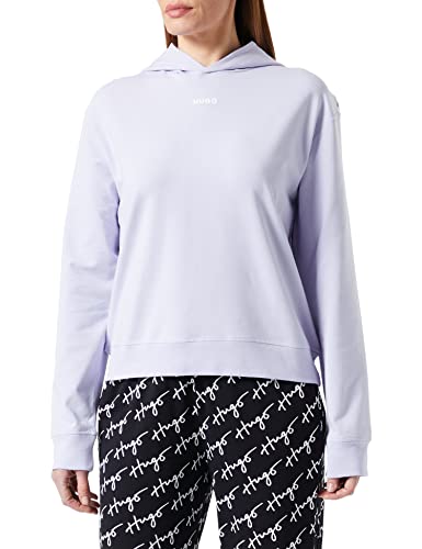 HUGO Loungew damska bluza z kapturem, Light/Pastel Purple535, M