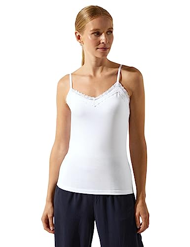 Top koronkowy, biały, 46