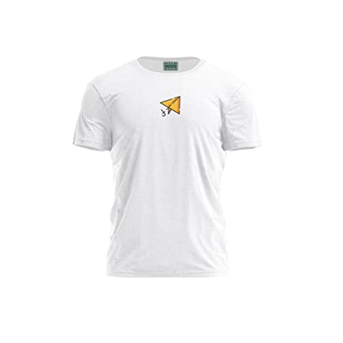 Bona Basics, Męski T-shirt z cyfrowym nadrukiem,% 100 bawełna, biały, na co dzień, męskie topy, rozmiar: XL, biały, XL