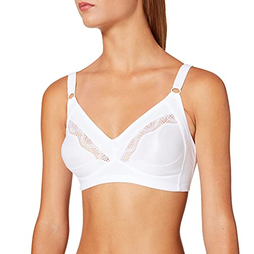 Selene Biustonosz Cecilia Simplex bez pierścieni preformowanych w dużych rozmiarach, biały, 110C