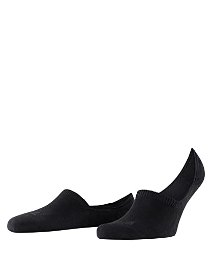 FALKE Mężczyźni Stopki Step High Cut M IN Zrównoważona Bawełna niewidoczne jednokolorowe 1 Para, Czarny (Black 3000), 43-46