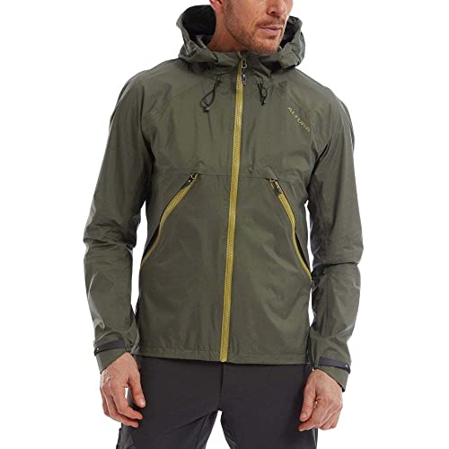 Asa Dutt528251 Męska kurtka wodoodporna Ridge Pertex (M) -Olive-XL 2022, czarna, jeden rozmiar, Czarny, Rozmiar uniwersalny