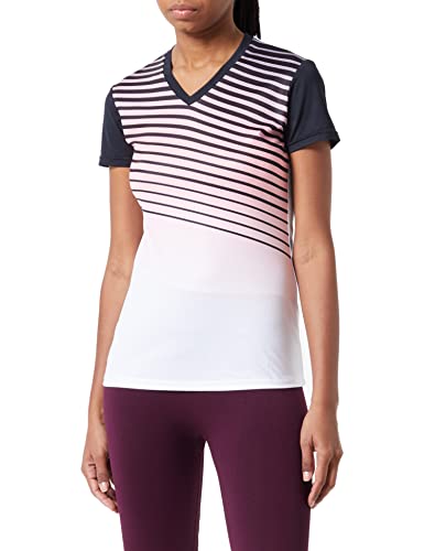 FILA Ribera damska koszulka, Bright White-Black Beauty, XL