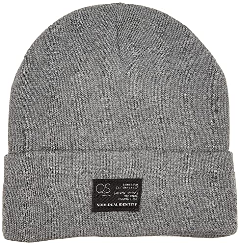 Q/S Designed by Men's 2120580 czapka, szara, rozmiar uniwersalny