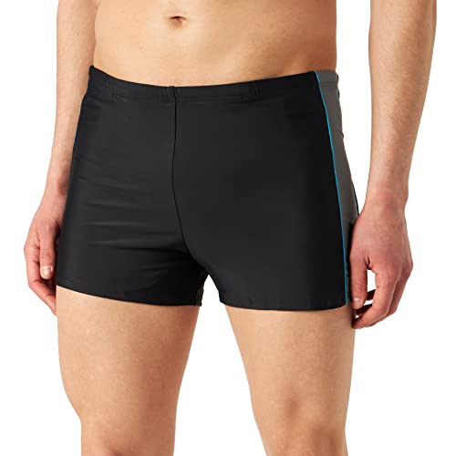 Haute Pression Stroje kąpielowe męskie, Czarny/szary/turkusowy, 52