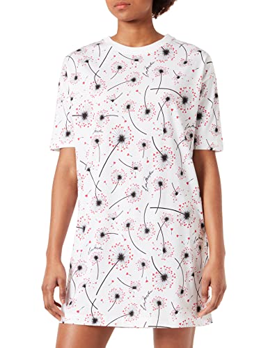 Love Moschino Sukienka damska w kształcie litery T, mniszek lekarski f.bco, 44