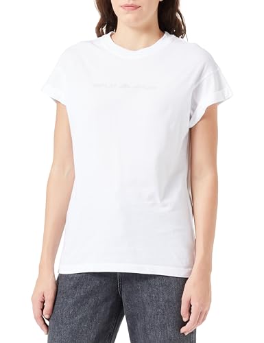 Replay T-shirt damski regular fit, 001 White, XL