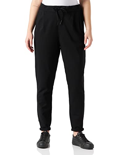 VERO MODA Damskie spodnie Vmeva Mr Loose String Pant Ga Tall Noos spodnie rekreacyjne, czarny, 36/XL/L
