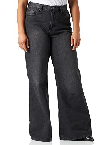 Urban Classics Damskie spodnie damskie Wide Leg Denim Pants, czarne, 27