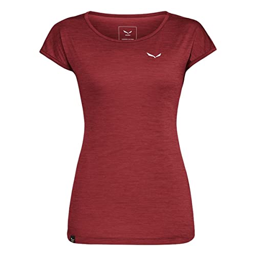 Salewa Puez Melange Dry T-shirt damski, Syrah Melange, 2XL, Syrah Melange, XXL