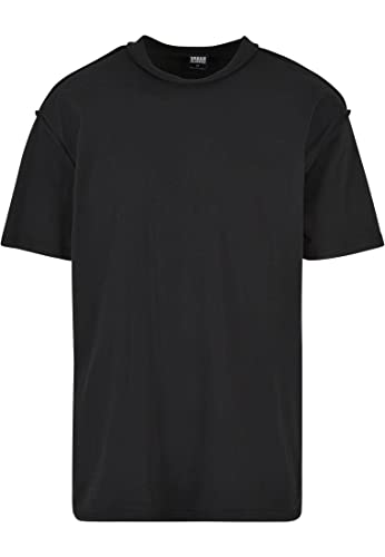 Urban Classics Koszulka męska Oversized Inside Out Tee, czarny, XL