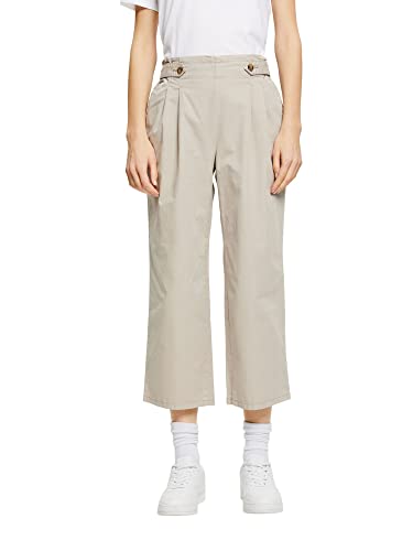 Esprit Damskie spodnie 022EE1B332, 260/LIGHT taupe, normalne