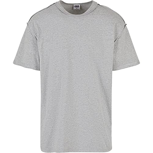 Urban Classics Koszulka męska Oversized Inside Out Tee, szary, M