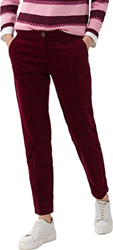 BRAX Damskie spodnie chinosy w stylu Maron, w modnych spodniach wysokiej jakości, bordowy, 27W / 30L
