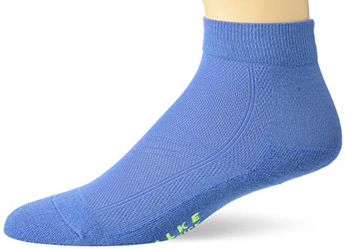 FALKE Uniseks Krótkie skarpety Cool Kick U SSO Oddychający I Szybkoschnący jednokolorowe 1 Para, Niebieski (Og Ribbon Blue 6318), 37-38