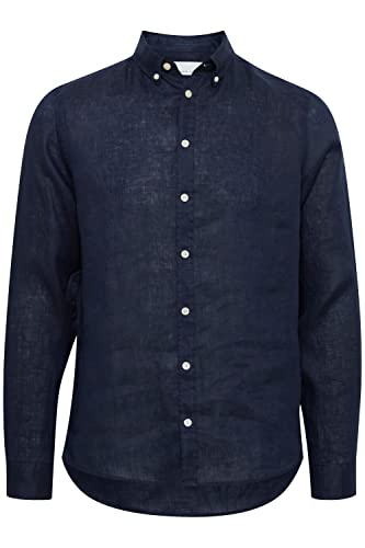 CASUAL FRIDAY Męska koszula robocza zapinana na guziki, 193923 / Navy Blazer, M