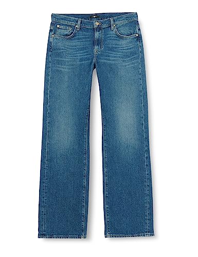 7 For All Mankind jeansy damskie, niebieski (mid blue), 32