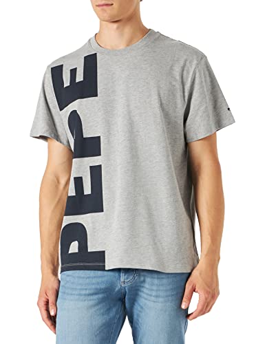 Pepe Jeans Męski t-shirt Shedrick, 933grey Marl, XS