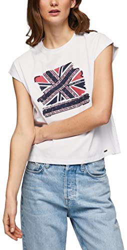 Pepe Jeans Damska koszulka Natty, biała, S, biały, S