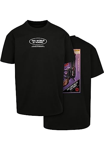 Mister Tee Męski T-shirt Money Maker Oversize Tee Black S, czarny, S