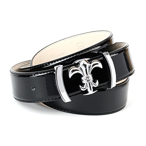 Anthoni Crown Pasek damski, czarny (czarny 010), 85