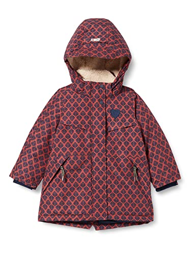 Noppies Kids Dziewczęca kurtka dziewczęca Nederweert Allover Print dziecięca kurtka zimowa, Black Iris - P554, 104 cm
