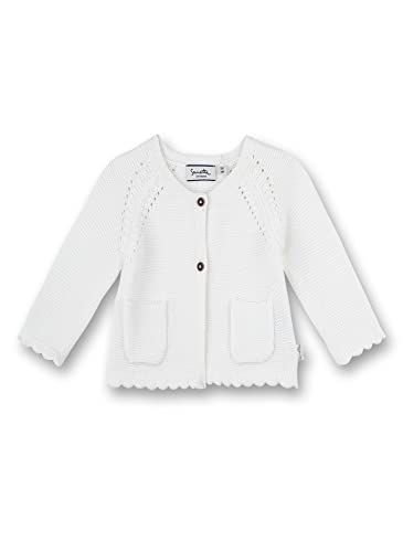 Sanetta Dziewczęca kardigan beżowa kurtka z dzianiny, Ivory, 56 cm
