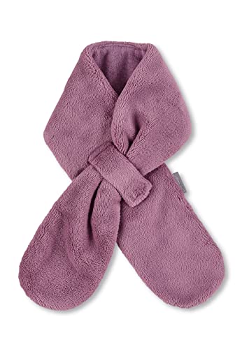 Sterntaler Szalik niemowlęcy unisex z pluszowego pluszu, tylna strona z polaru bawełnianego, różowy, 80, Rosa, 80