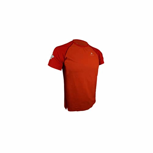 RaidLight Męski t-shirt Ripstretch Eco Dry 358 Neo Red, S, 358 Neo Red, S