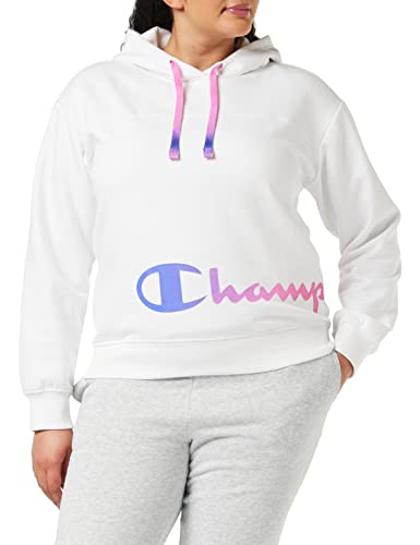 Champion Damska bluza z kapturem z odwracanym splotem, biały, XXL