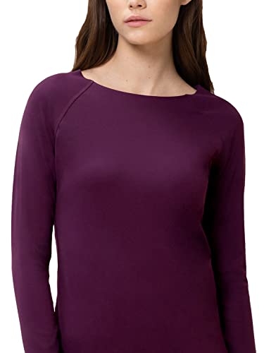 Triumph Women's Flex Smart TOP LSL EX górna część piżamowa, kolor oberżyna, S