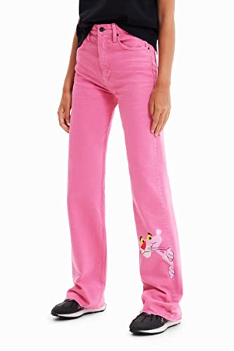 Desigual jeansy damskie, czerwony, 36