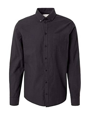 CASUAL FRIDAY Męska koszula Anton LS BU small Checked Shirt Hacked, 194013/Dark Navy, L