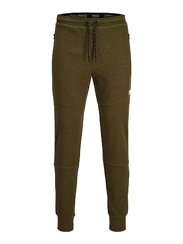 Bestseller A/S Jpstwill Jjair Noos Bex spodnie dresowe męskie, Olive Night/Szczegóły: melanż, XXL