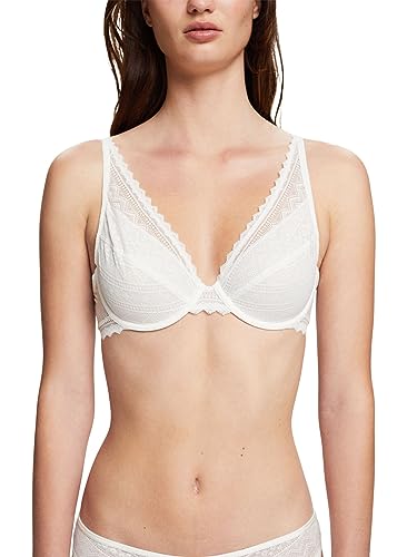 ESPRIT Damski biustonosz Everyday Lace RCS Uw Bra z pełnym pokryciem, Off White, 90B