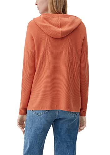 s.Oliver Damska kurtka z dzianiny, długi rękaw, pomarańczowa, 42, pomarańczowy, 42