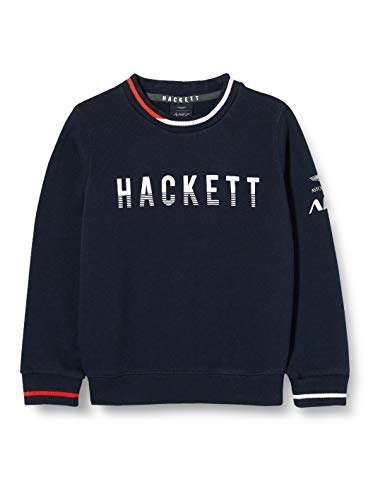 Hackett AMR CONT CREW B bluza chłopięca, 595 NAVY, 5 lat