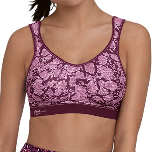 Anita - Extreme Control – damski biustonosz sportowy – oddychający, Rose Berry, 90C